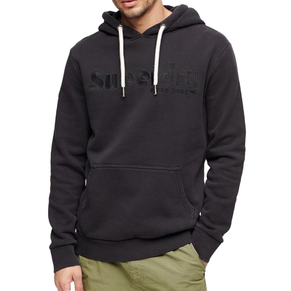 Sweat Noir Homme Superdry Terrain pas cher