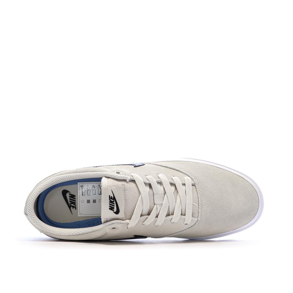 Baskets Beige Homme Nike Charge Suede vue 4