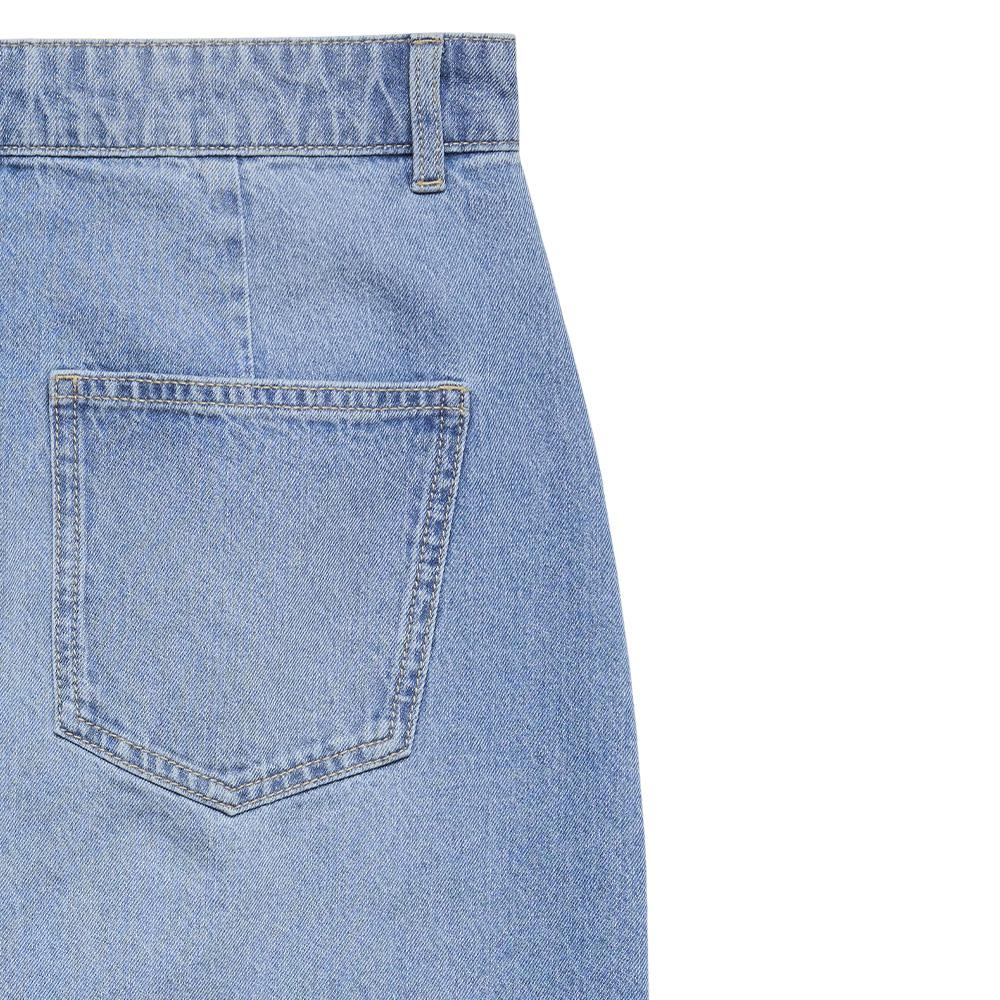 Jupe en Jean Bleu Femme Vero Moda Elfi vue 2