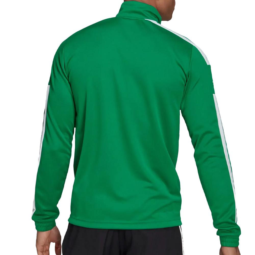 Sudadera con cremallera verde para hombre Adidas Sq21 ver 2