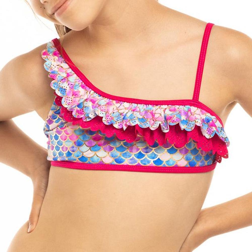 Ensemble de Bikini Rose Fille Sun Project vue 2