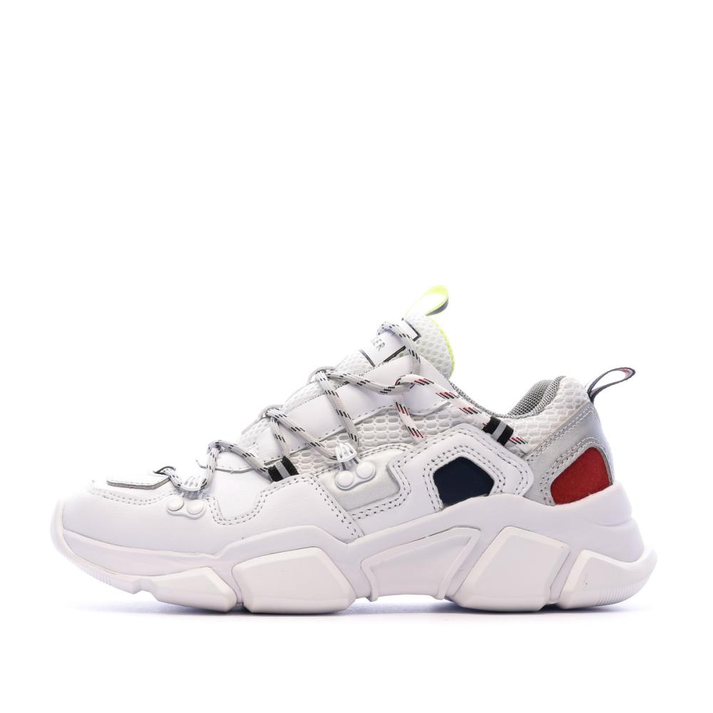 Baskets Blanches Femme Tommy Hilfiger City Voyager Chunky pas cher