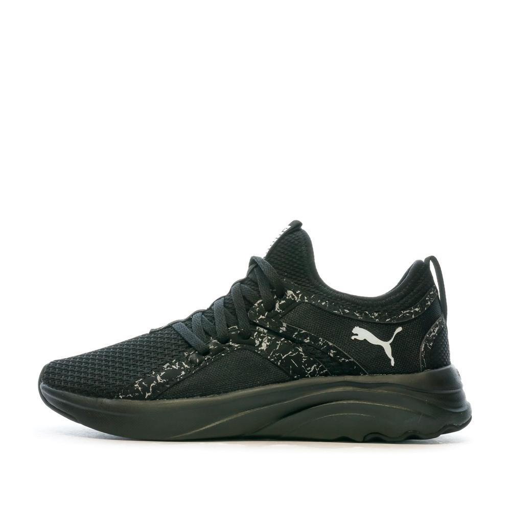 Baskets Noir Garçon Puma Sophia Marble pas cher
