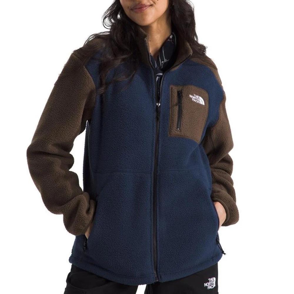 Veste Sherpa Marron/Marine Femme The North Face Yumiori pas cher