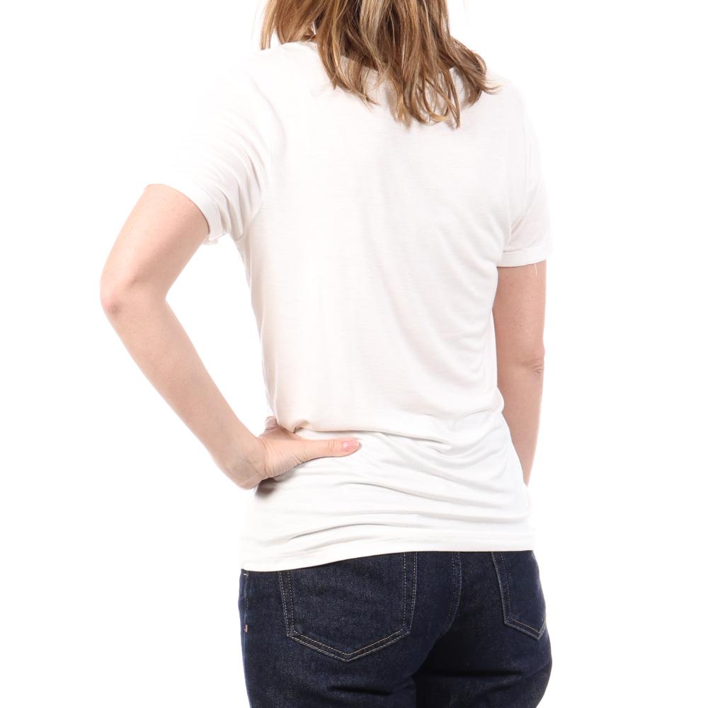 Sun Valley PALACIO Women's White T-Shirt Photo of the Espace des Marques %store% store - view of %key%