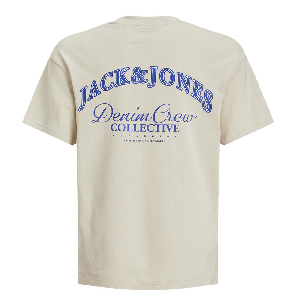 T-Shirt Écru Garçon Jack & Jones Brandes vue 4