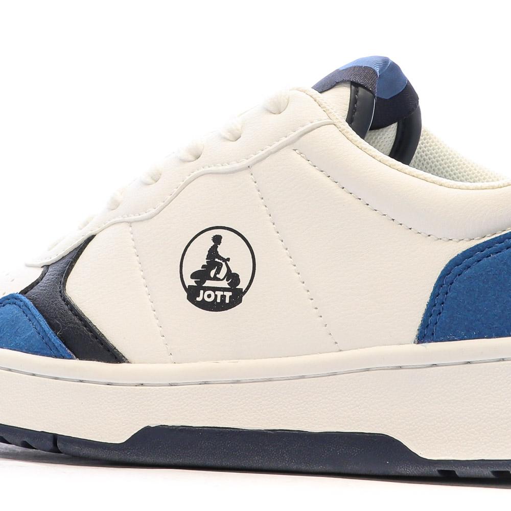 Baskets Blanches/Bleu Homme Jott River vue 7