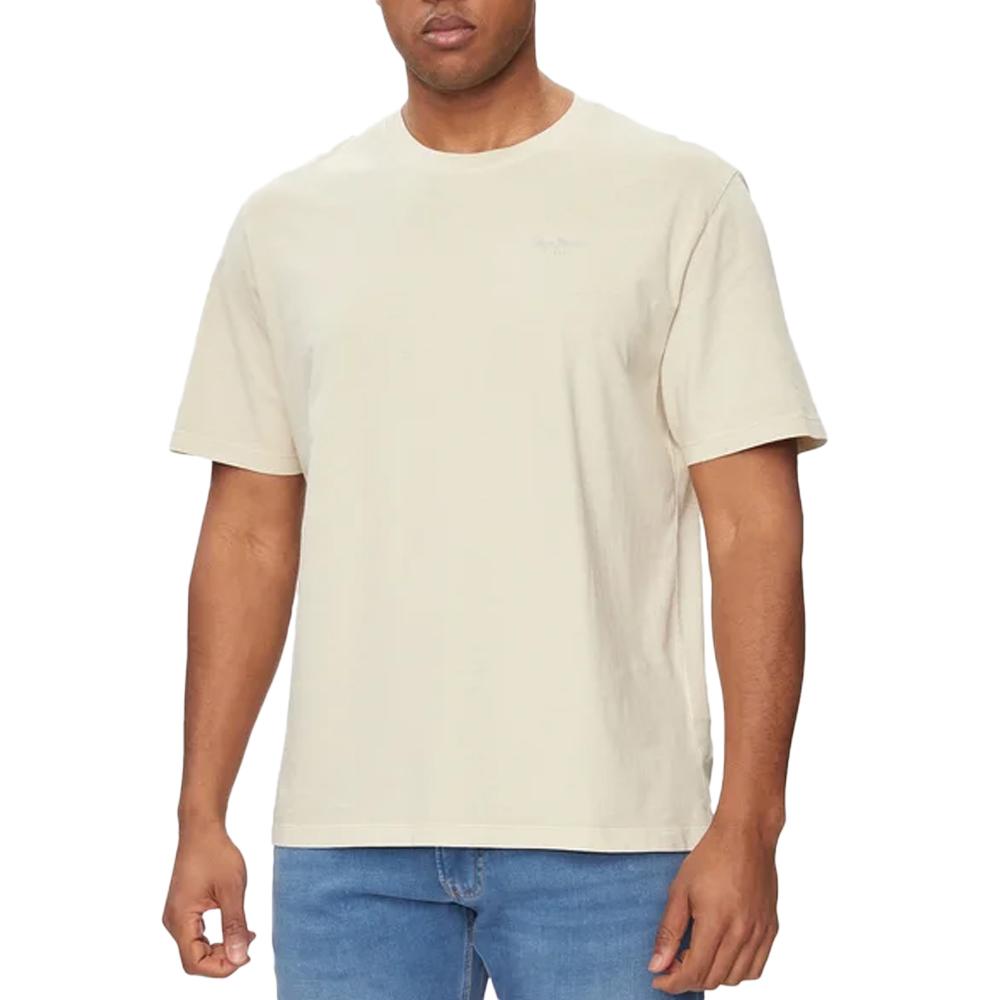 T-shirt Beige Homme Pepe jeans Jacko PM508664 pas cher