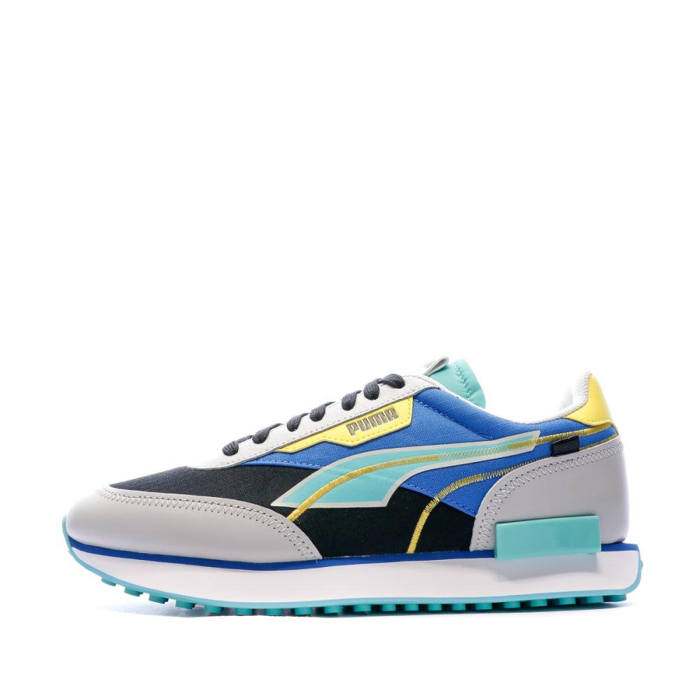 Baskets Noir/Bleu Mixte Puma Future Rider Twofold pas cher