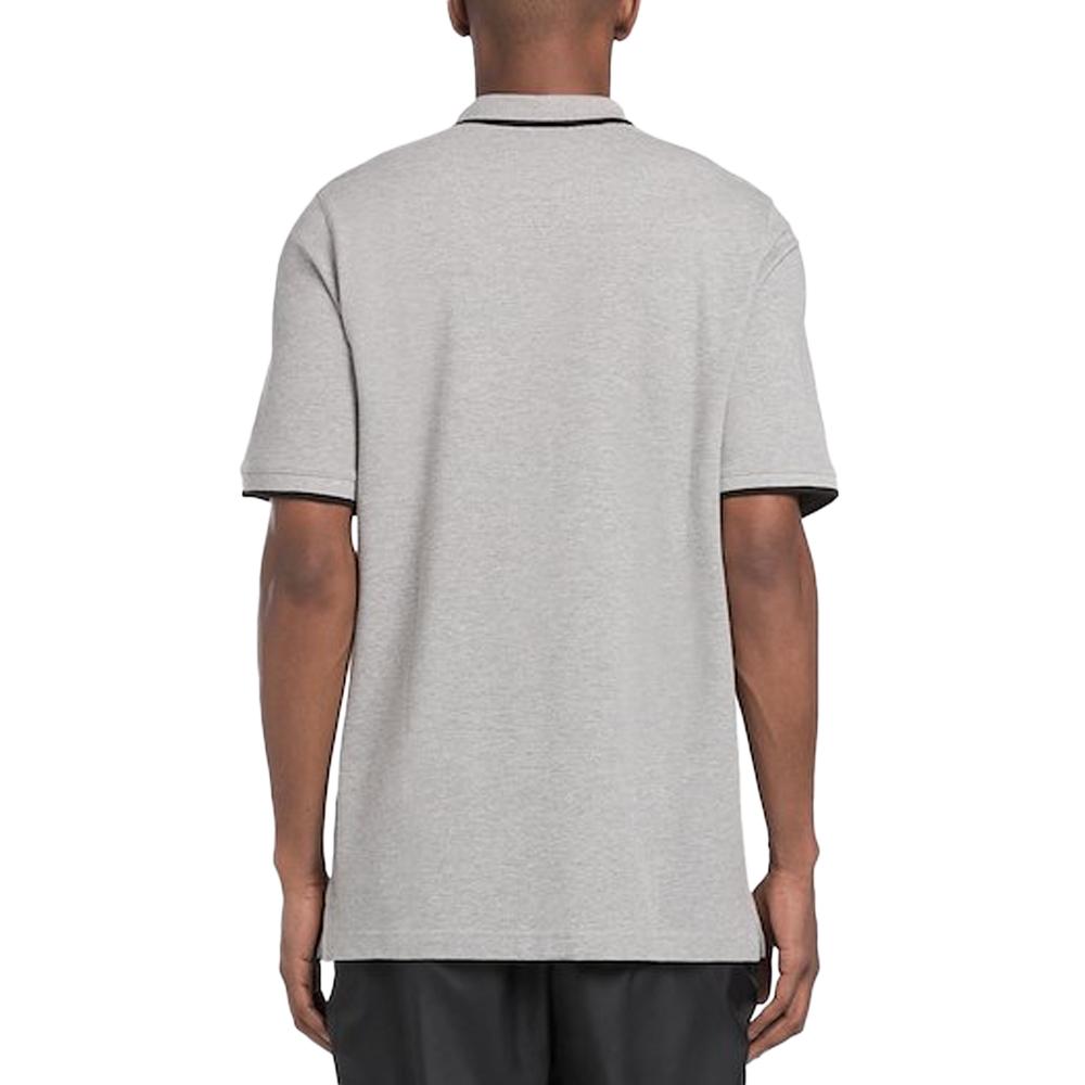 Polo Gris Homme Reebok Chest vue 2