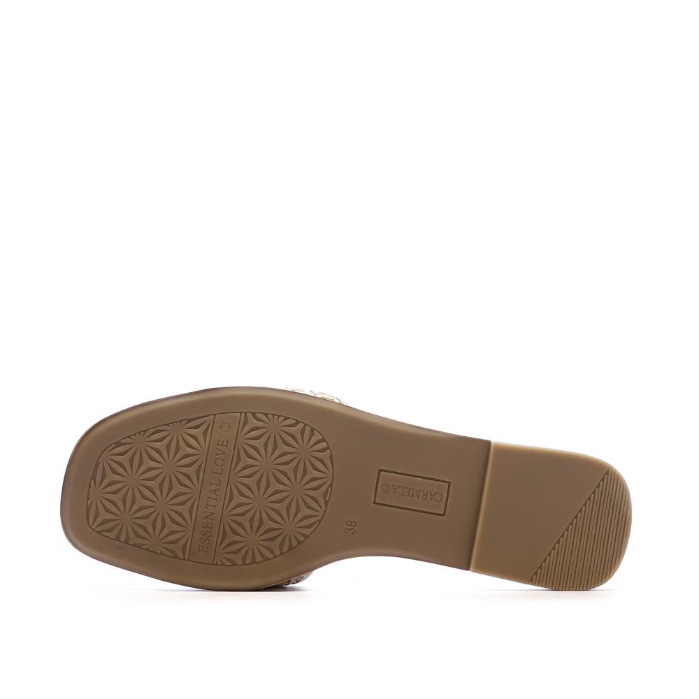 Sandales Beige Femme Carmela Brida vue 5
