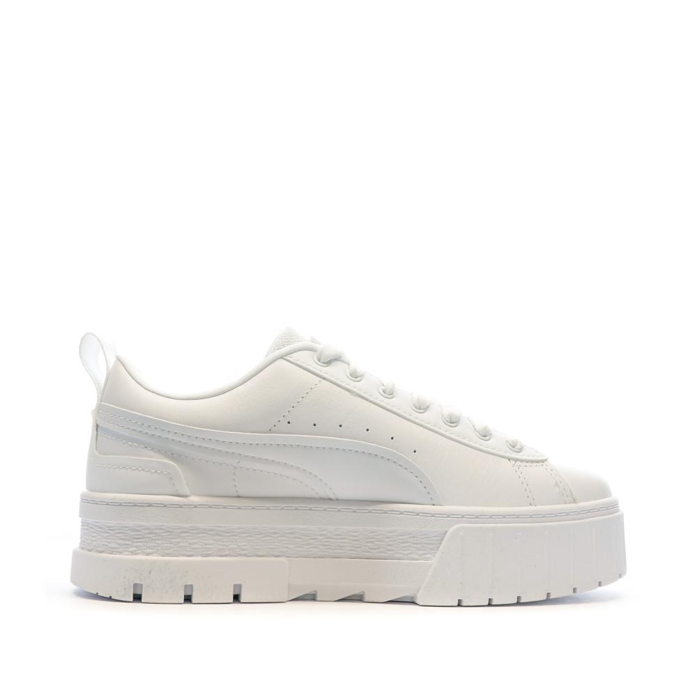 Baskets Blanches Femme Puma Mayze vue 2