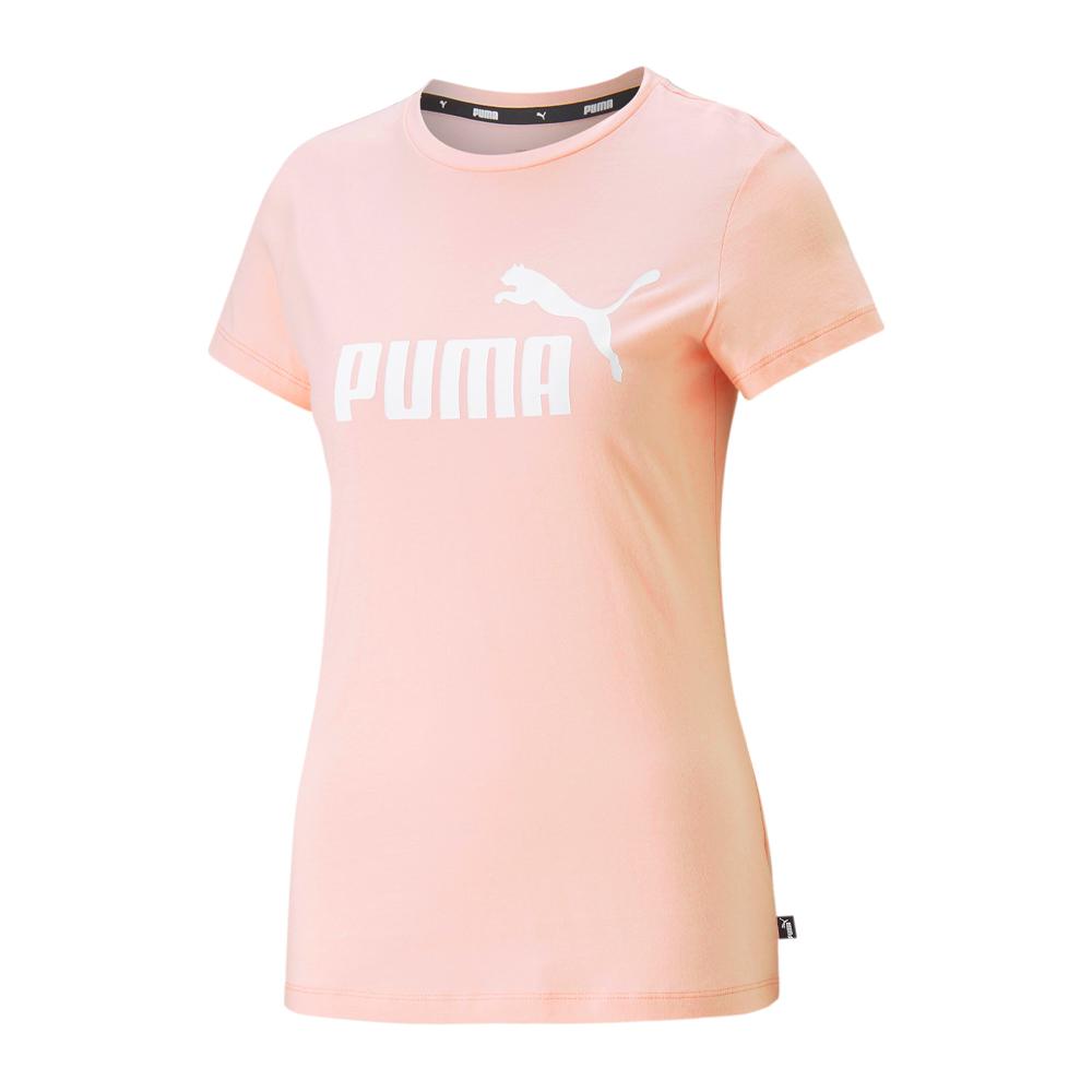 T-shirt Rose Femme Puma Logo 586775 pas cher