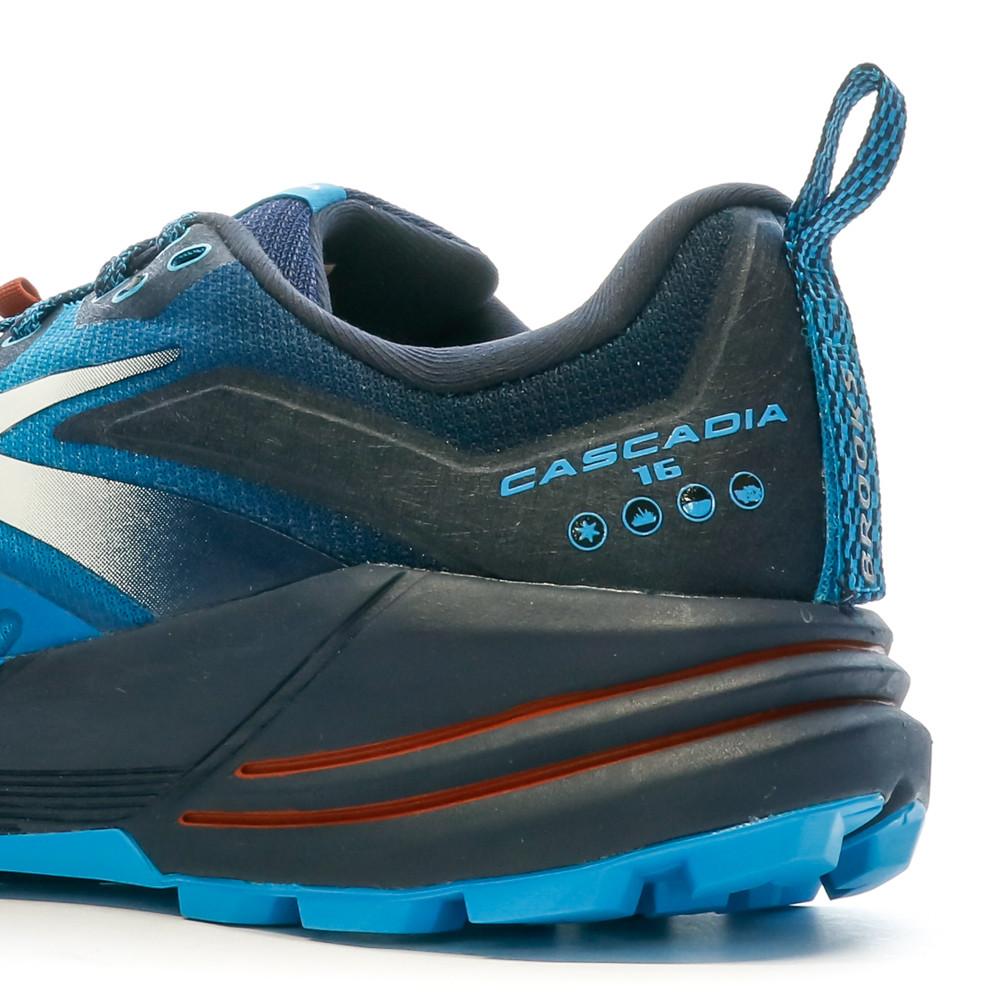 Chaussures de Trail Bleu Homme Brooks Cascadia 16 vue 7