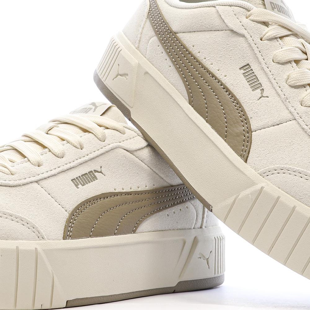 Baskets Beiges/Taupe Femme Puma Carina Mia vue 7