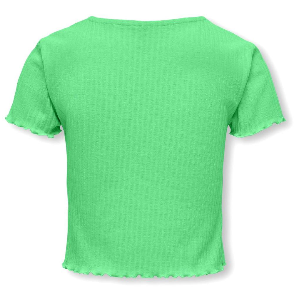 T-shirt Vert Fille Only Kids Ognella vue 2