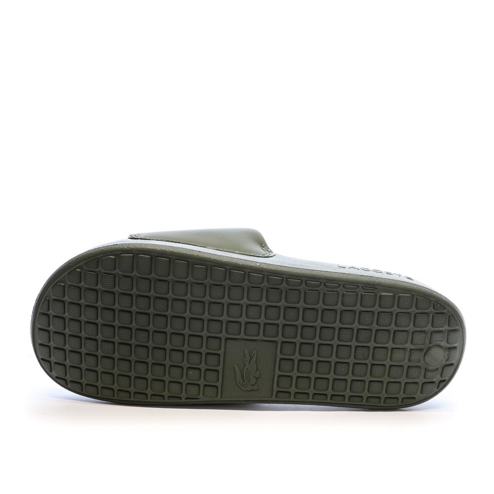 Claquettes Kaki Homme Lacoste Serve Slide 1.0 vue 2
