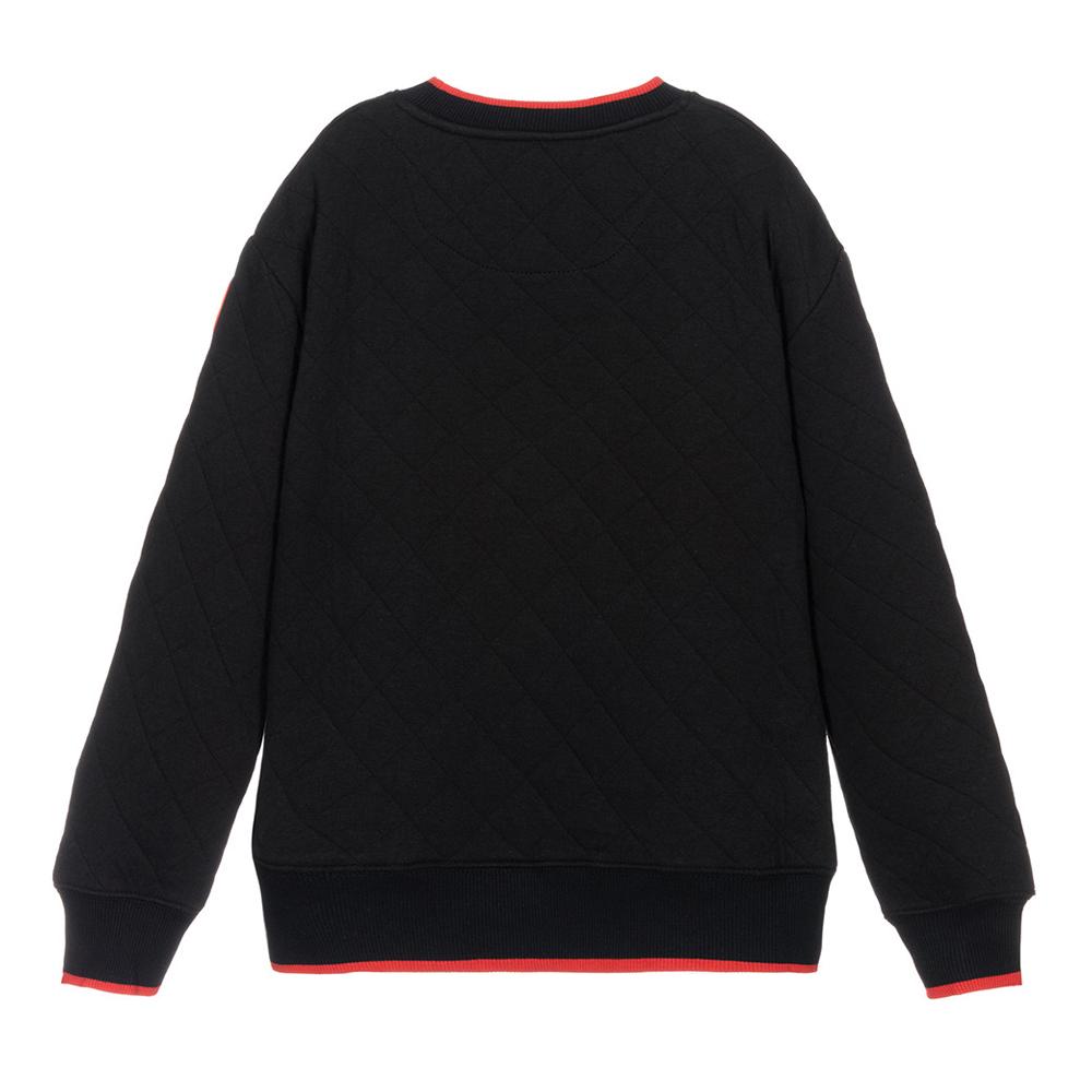 Sweat Noir Garçon Levi's 9ED538 vue 2