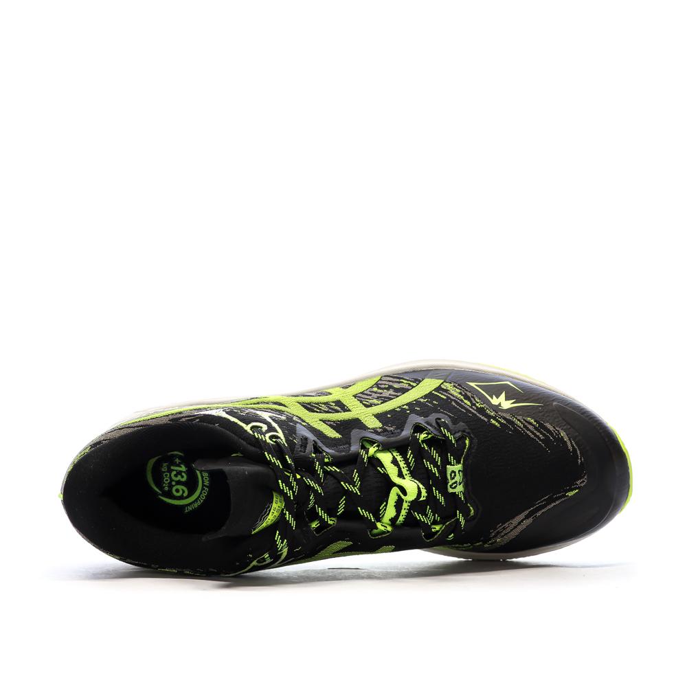 Chaussures de Trail Noir/Jaune Homme Asics Fuji Lite 5 vue 4