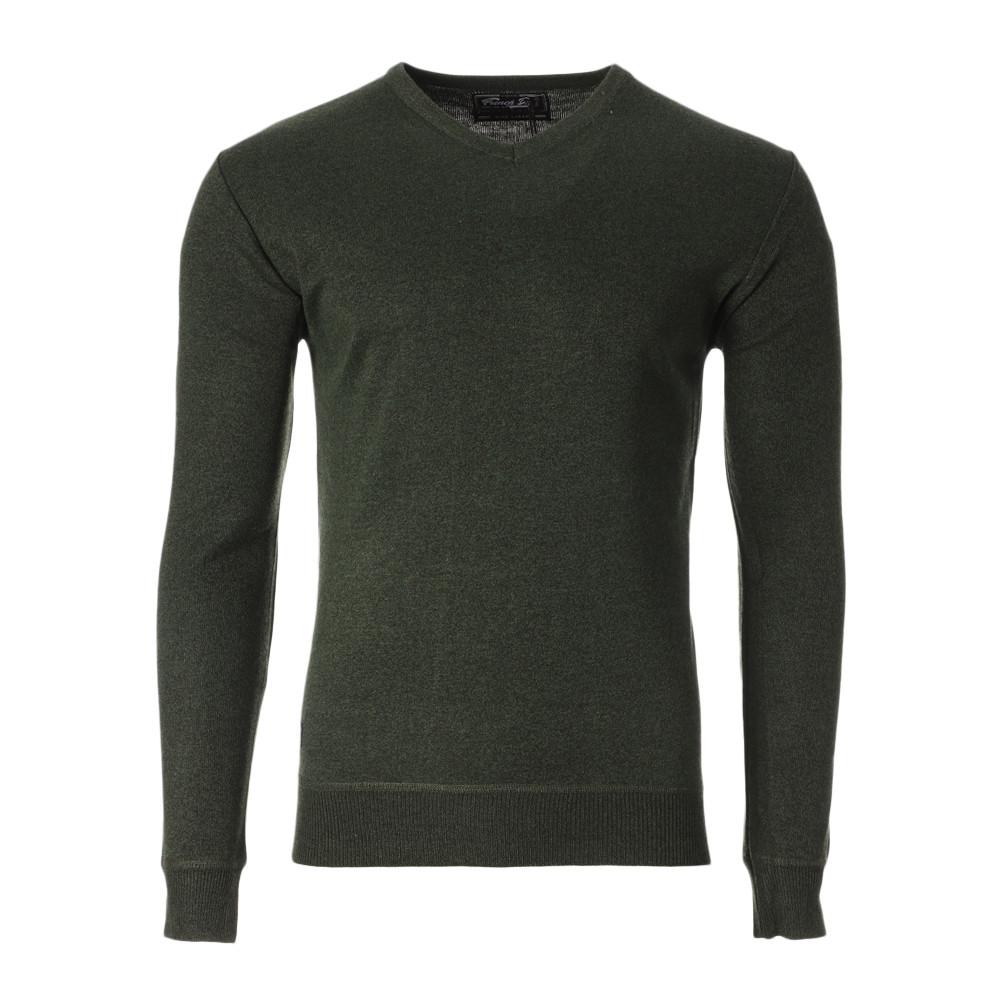 Pull Vert Homme RMS26 Basic pas cher