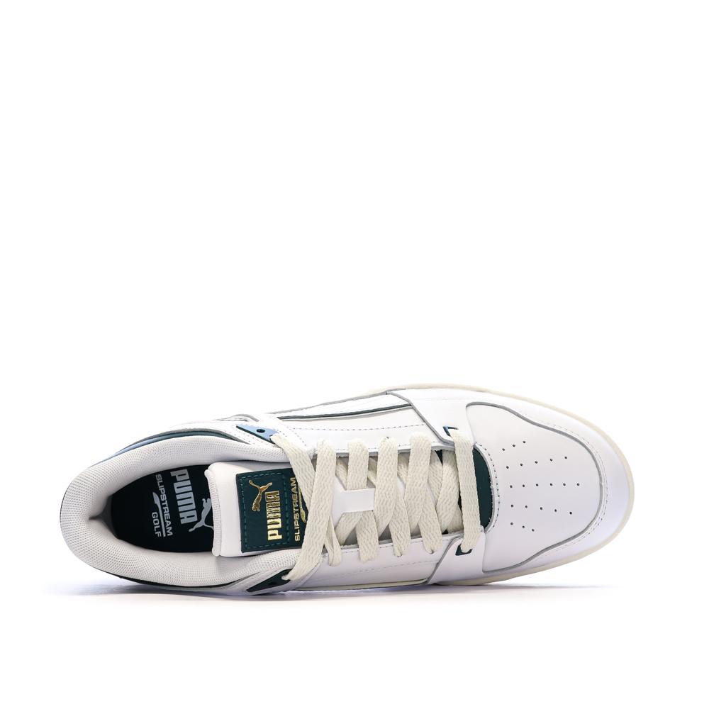 Puma Slipstream White/Dark Green Trainers Photo of the Espace des Marques %store% store - view of %key%