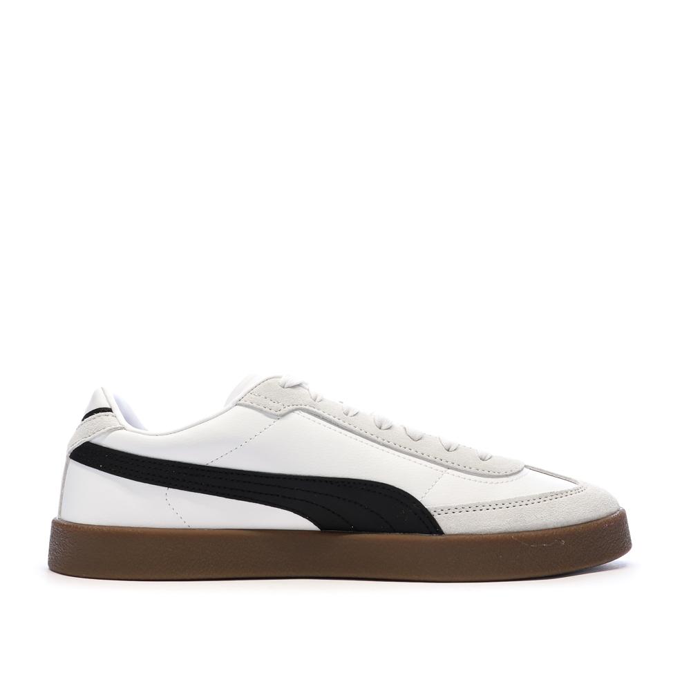 Baskets Blanches/Noir Homme Puma Club Ii Era vue 2