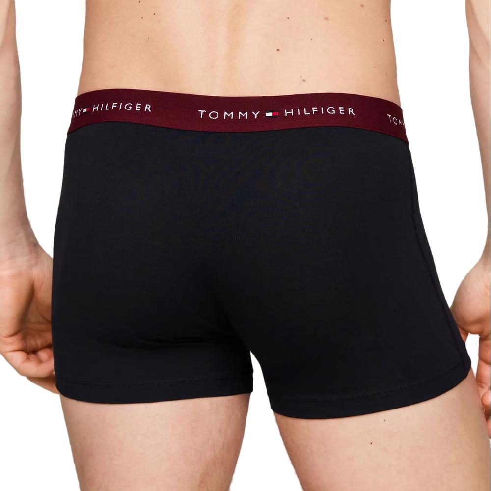 X3 Boxers Noir/Rouge Homme Tommy Hilfiger UM0UM02763 vue 3