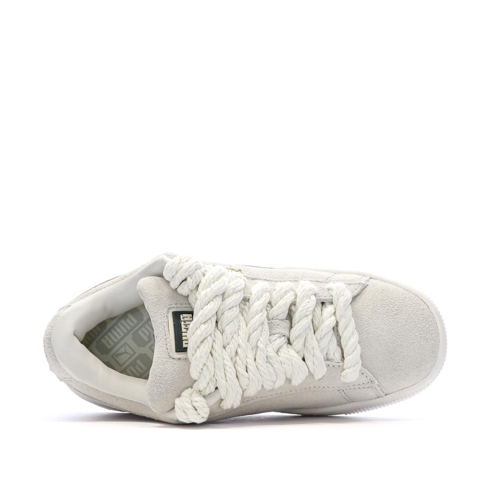 Baskets Beige Mixte Puma Suede Xl Rope vue 4