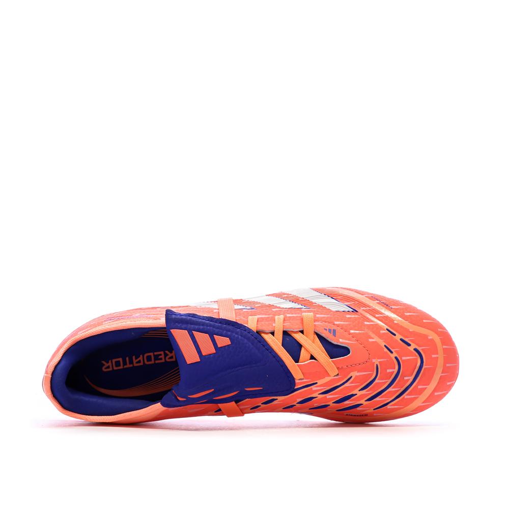 Chaussures de Foot Orange Adidas Predator Pro FT SG vue 4