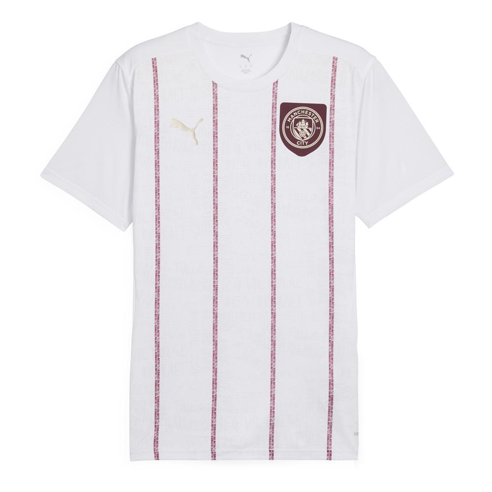 Manchester City Maillot Prématch Blanc Homme Puma 24/25 pas cher
