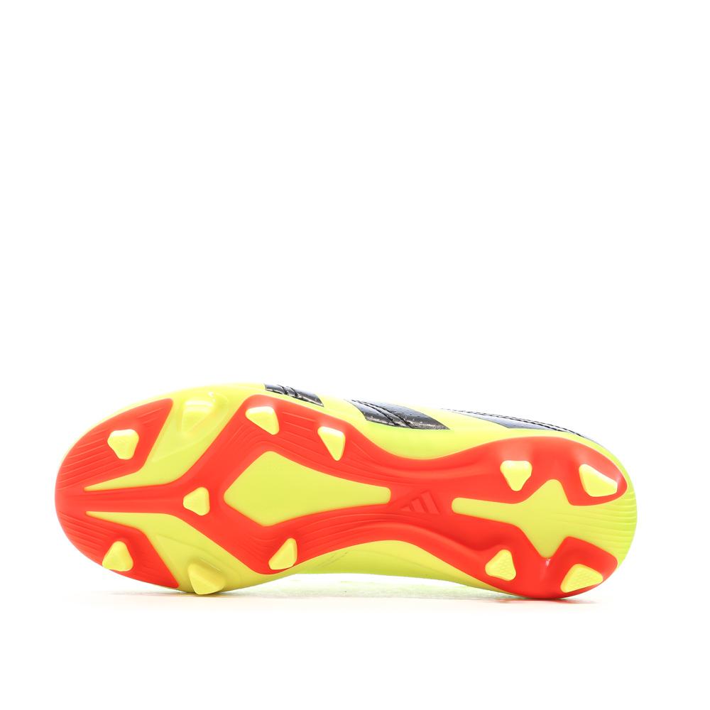 Chaussures de Foot Jaunes Junior Adidas Predator Club FxG vue 5