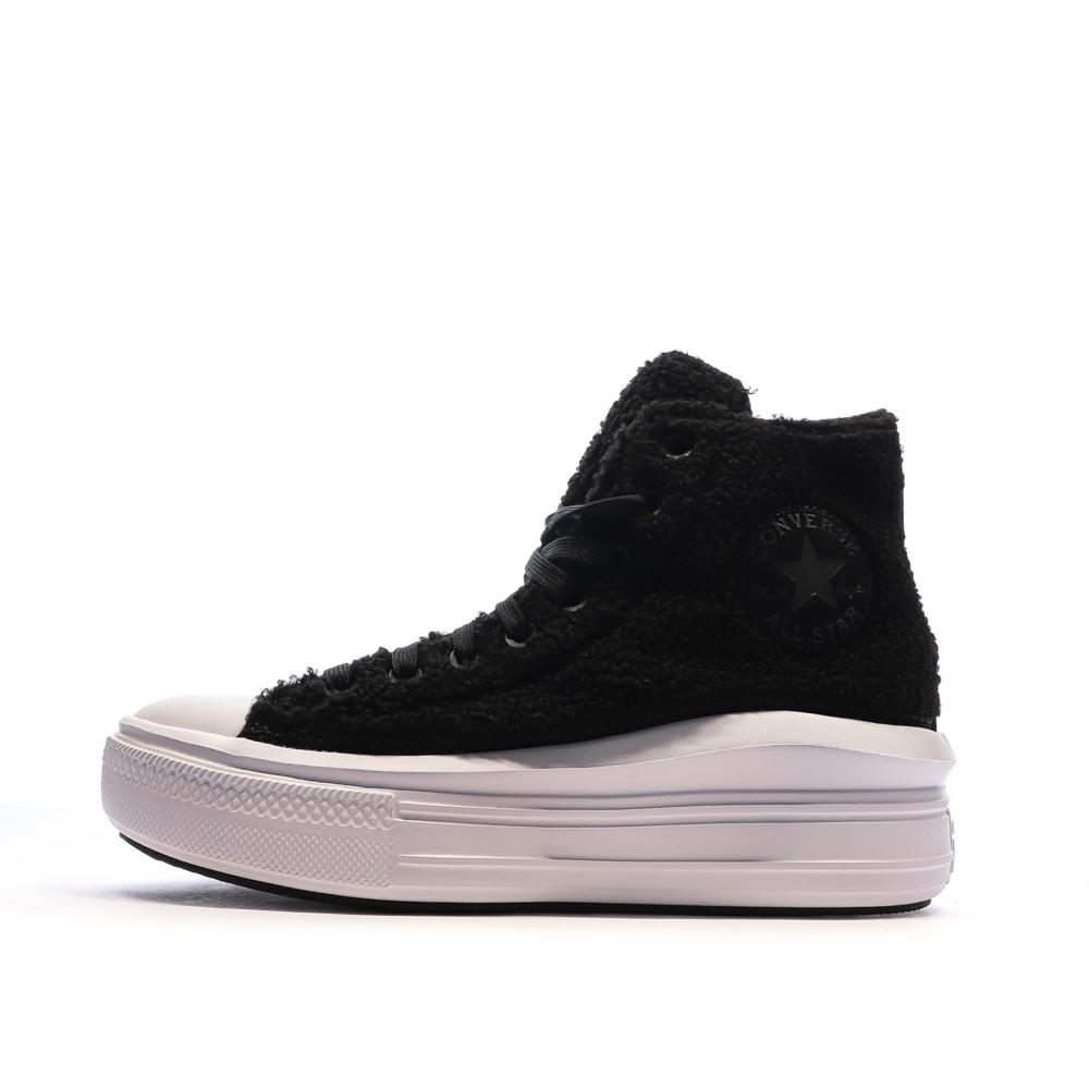 Baskets Noires Femme Converse Chuck Taylor All Star Move pas cher