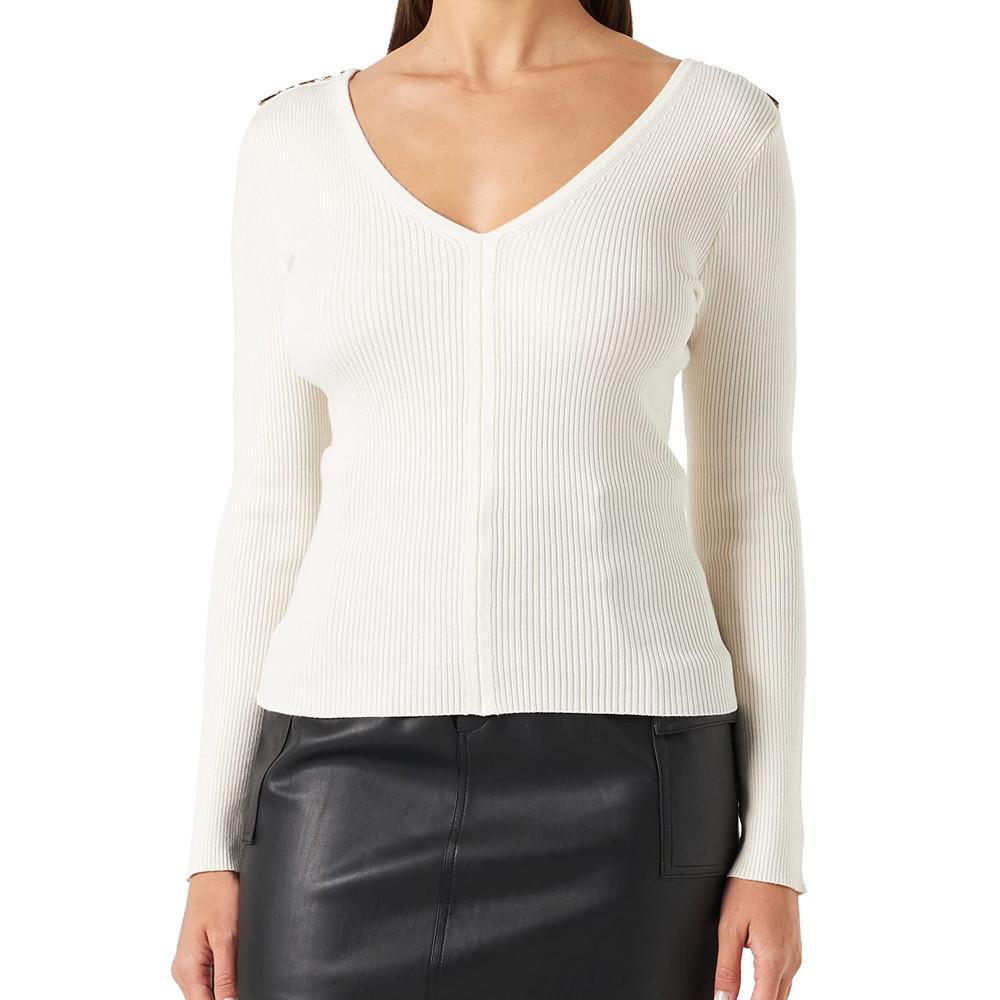 Pull Écru Femme Morgan Mjun pas cher