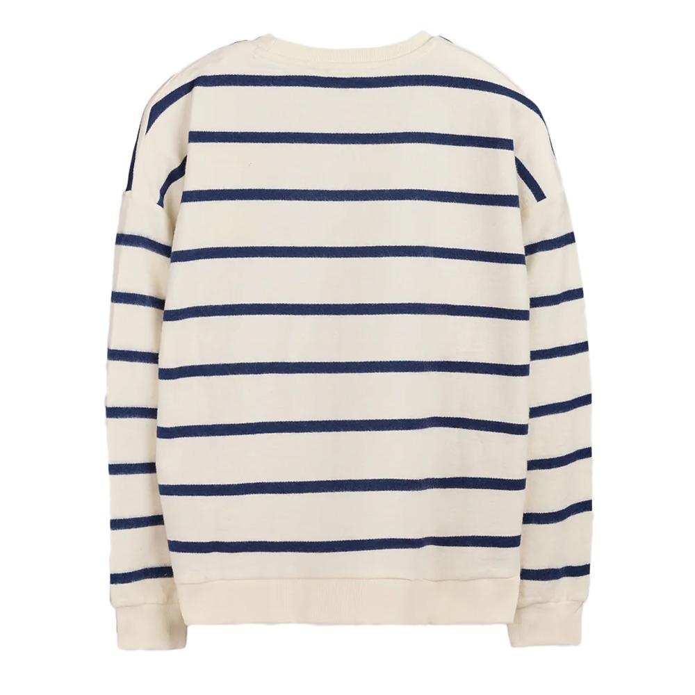 Sweat Blanc/Marine Femme Teddy Smith Andy vue 2