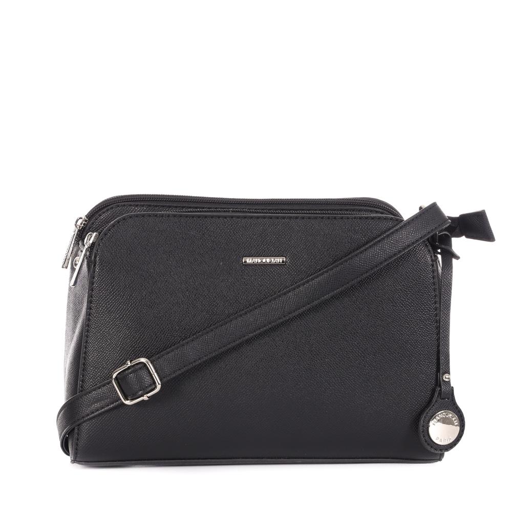 Sac à Bandoulière Noir Femme Manoukian OLIVIA pas cher