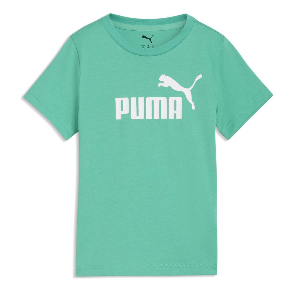 T-Shirt Vert Garçon Puma Ess No. 1 Logo pas cher