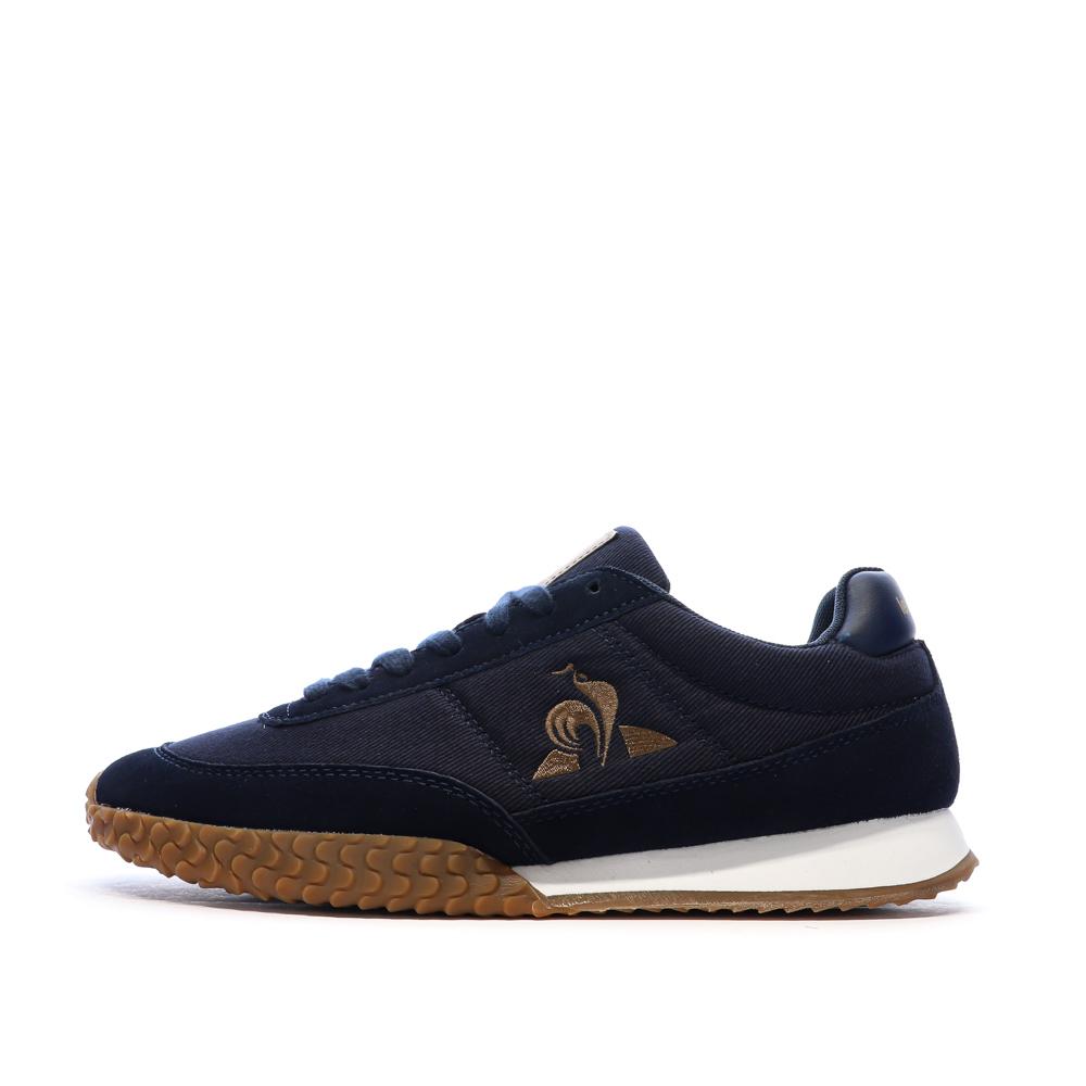 Baskets Marine/Marron Homme Le Coq Sportif Veloce pas cher