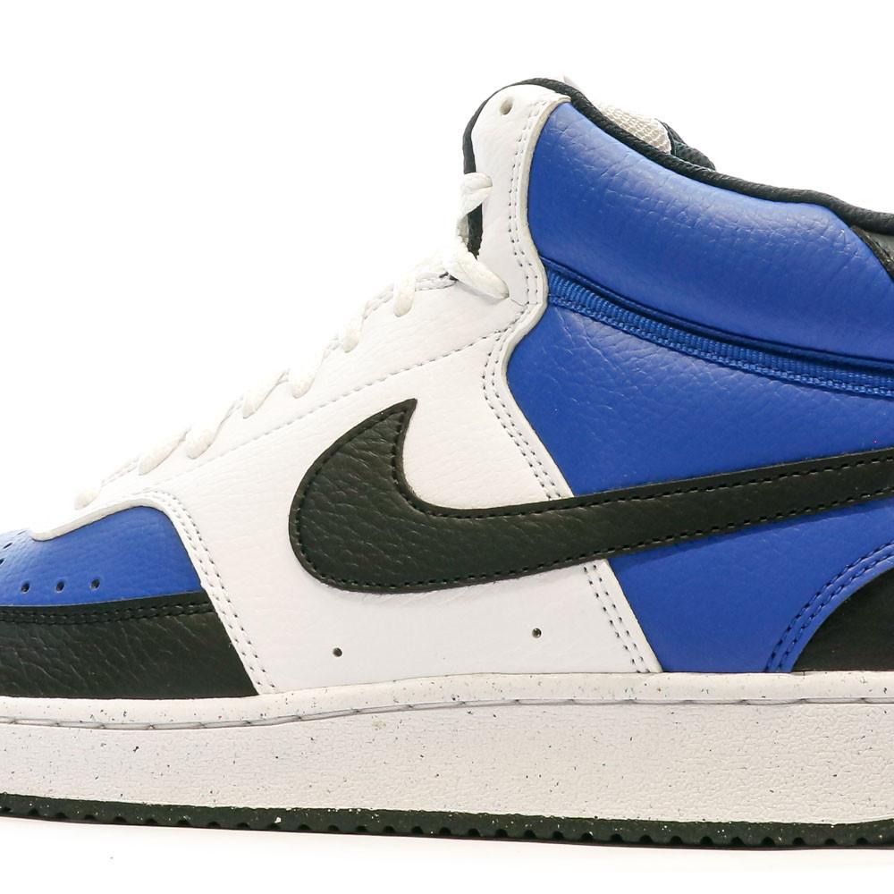 Baskets Blanches/Bleu/Noires Homme Nike Court Vision vue 7