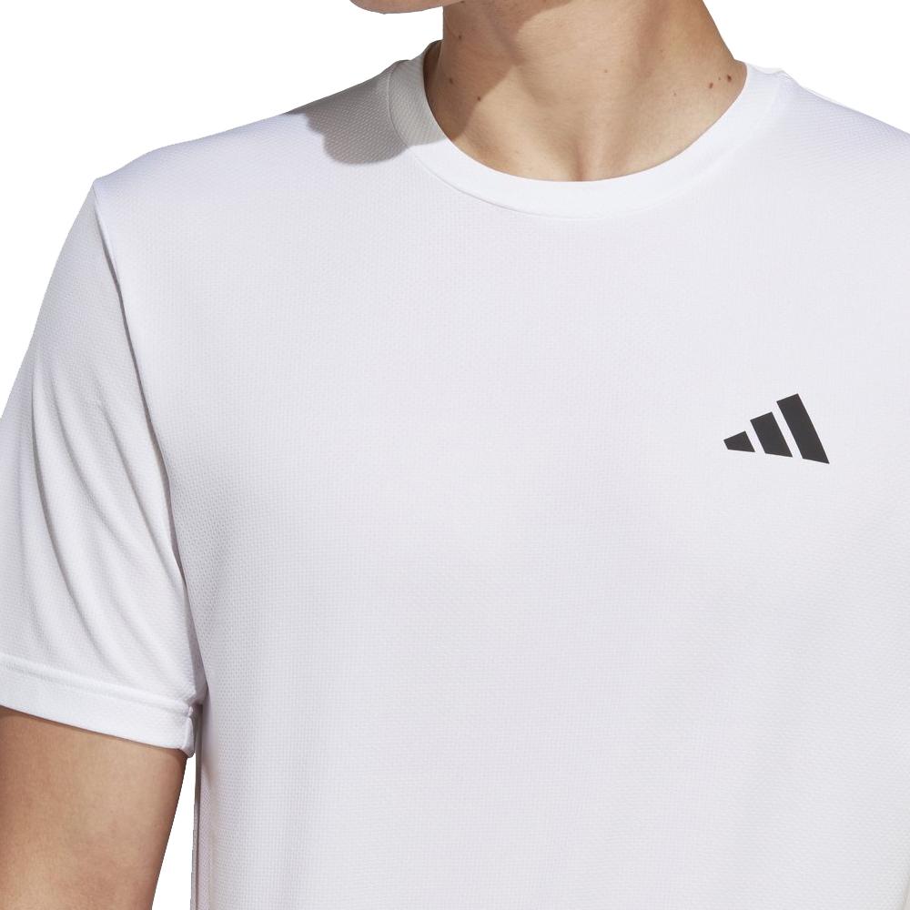 T-shirt de Sport Blanc Homme Adidas Base TIC7430 vue 2