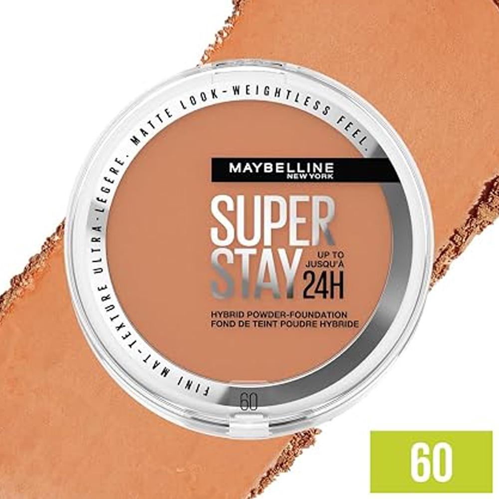 Base de maquillaje en polvo híbrida Gemey Maybelline SuperStay 24H 60 ver 2