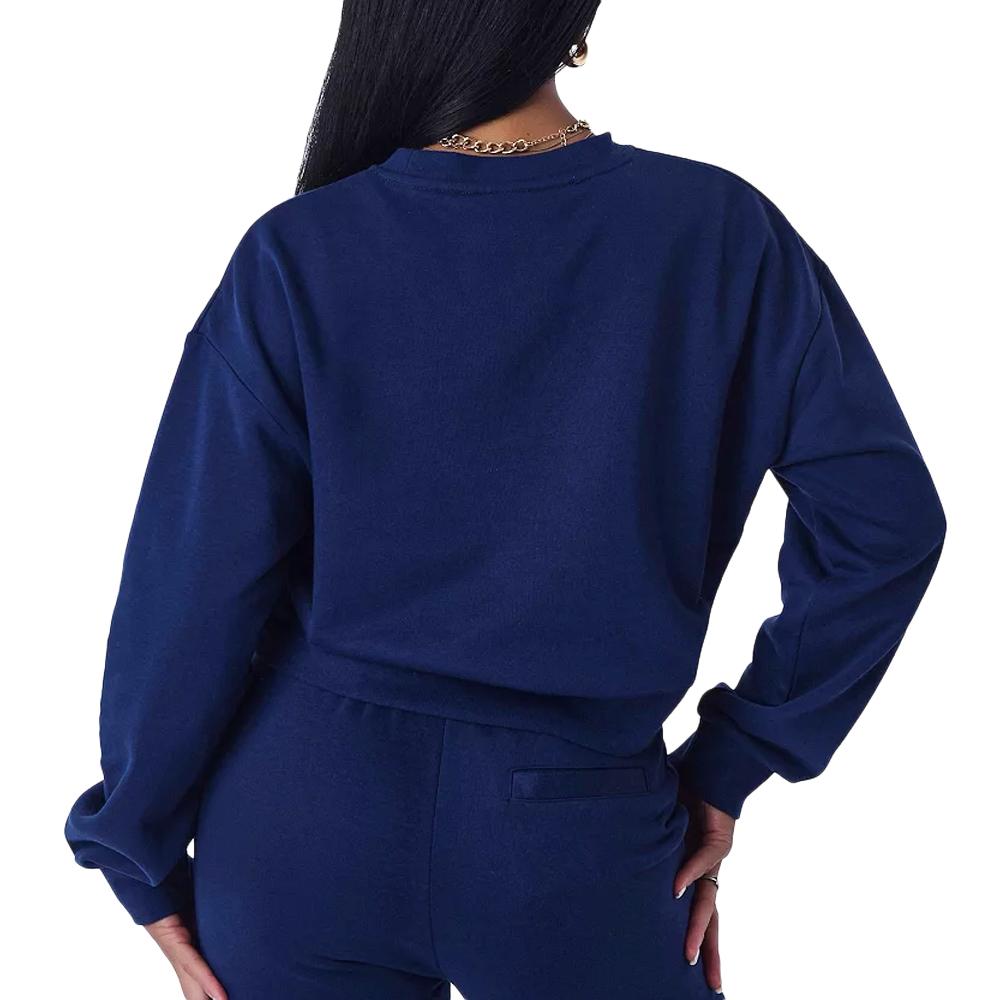 Sweat Bleu Nuit Femme Project X Paris F212103 vue 2