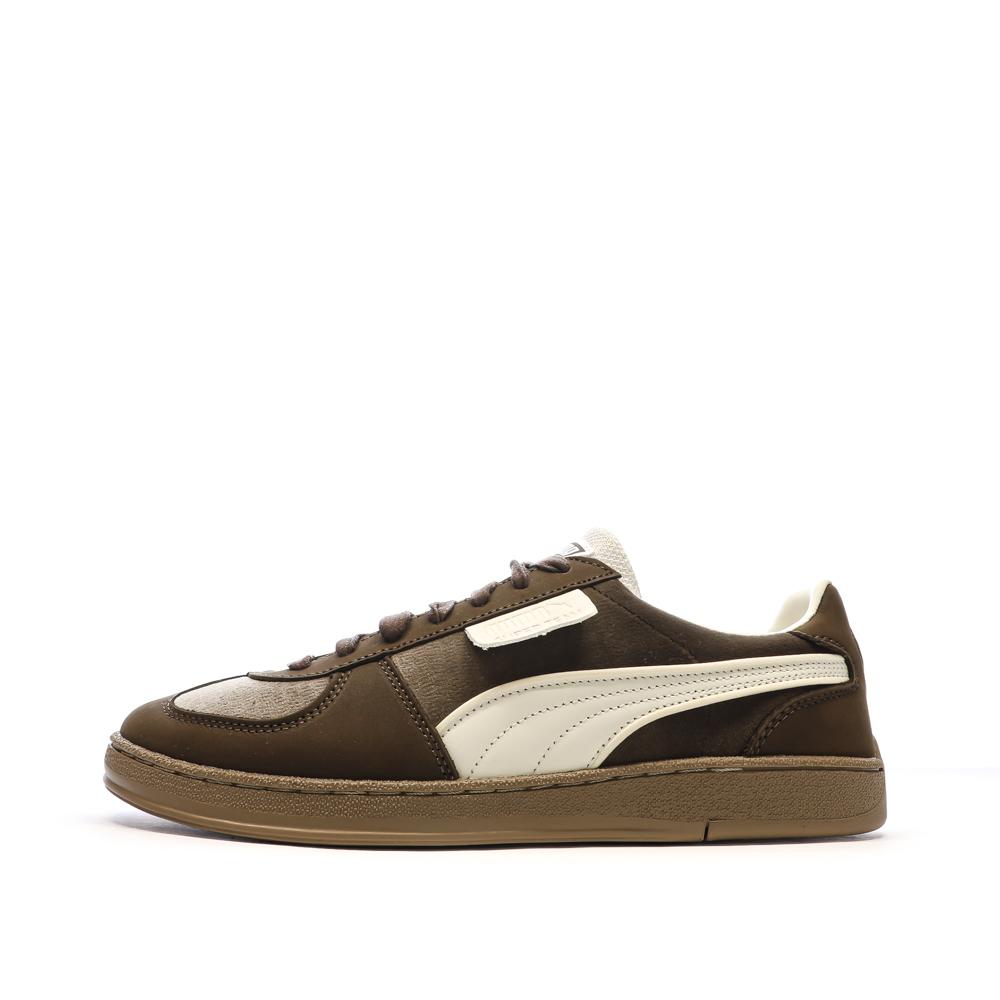 Baskets Marron Homme Puma Super Team Velvet pas cher