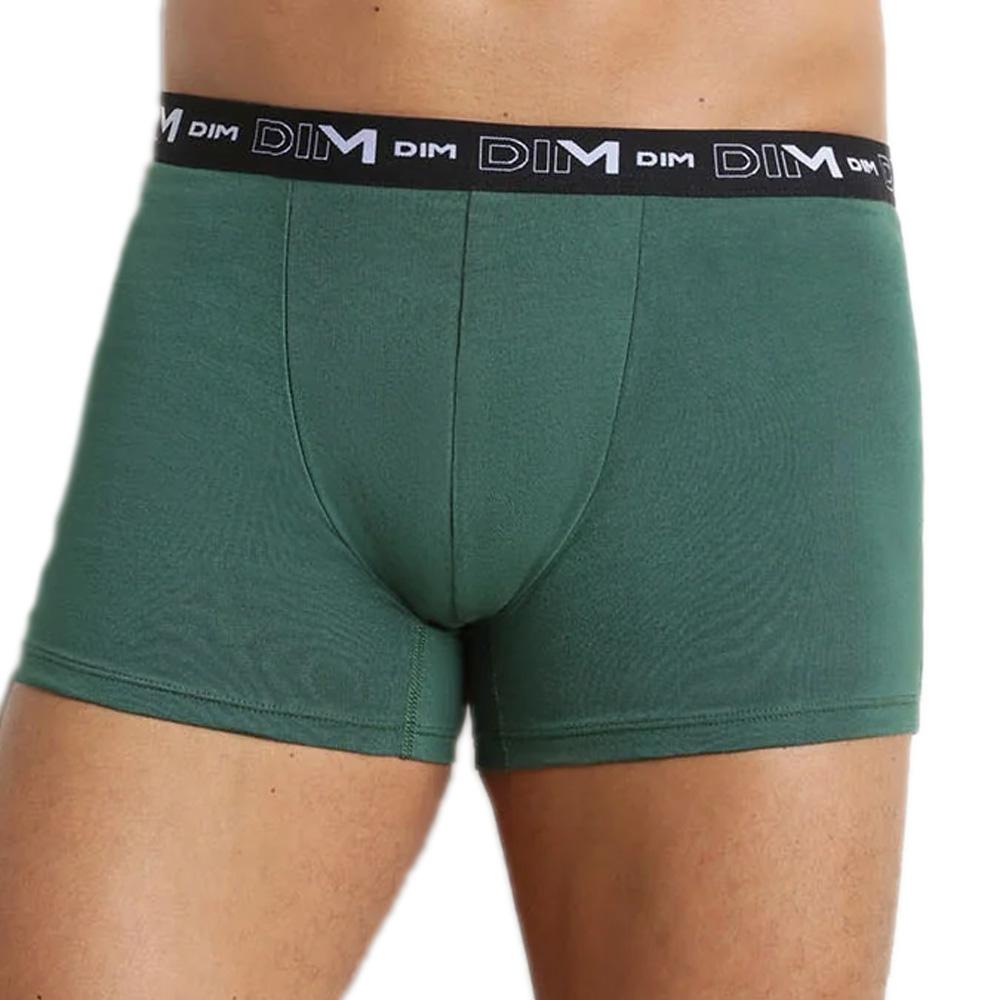 Schwarze Boxershorts Dim Boxer für Herren aus Stretch-Baumwolle, 3er-Pack [6a6c80573afe8] Ansicht 2