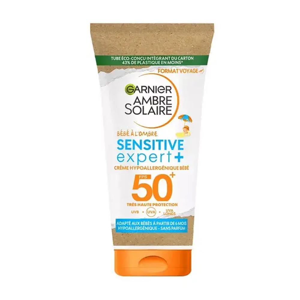 Crème Solaire Enfant/Bébé Garnier Sensitive Expert FPS 50+ 50ml pas cher