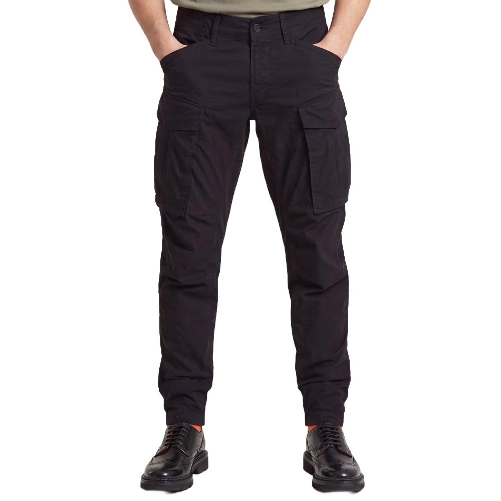 Pantalon fluide Cargo Noir Homme G-Star RAW Regular Tapered pas cher
