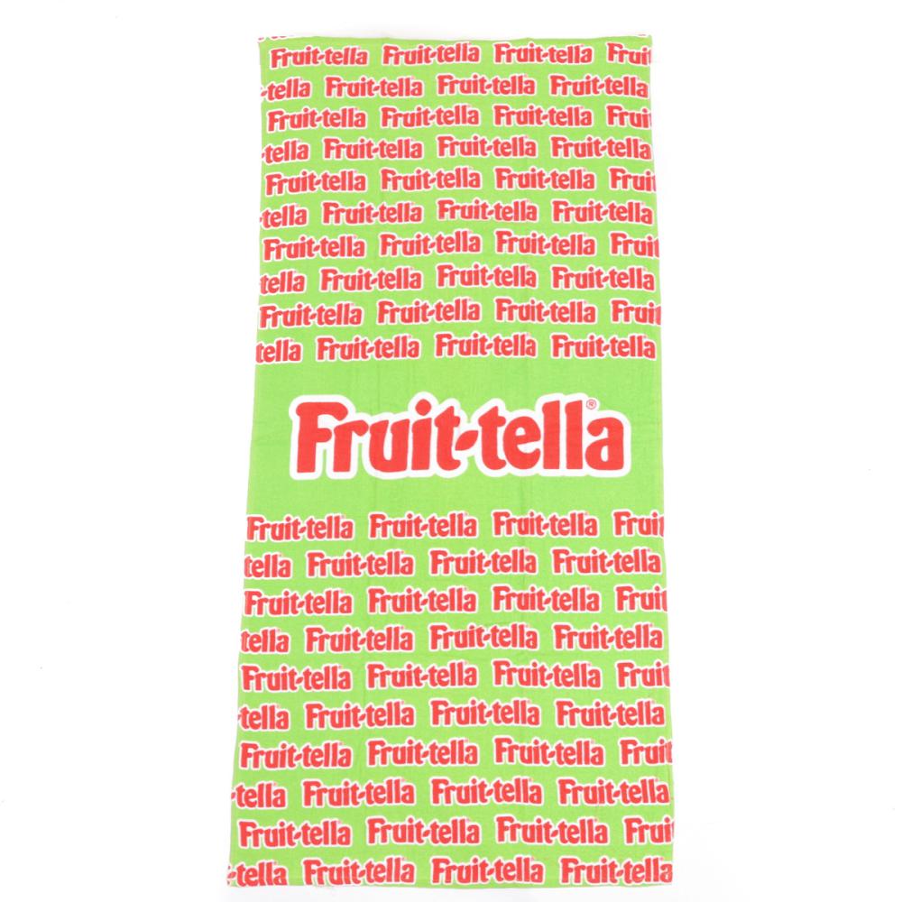 Serviette de bain Vert/Rouge Fruitella 70x140cm pas cher