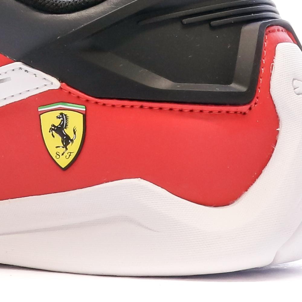 Baskets Rouge Homme Puma Ferrari Drift Delta vue 7