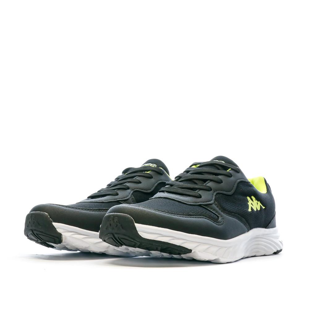 Baskets Noir/Verte Garçon Kappa Delvis Lace vue 6
