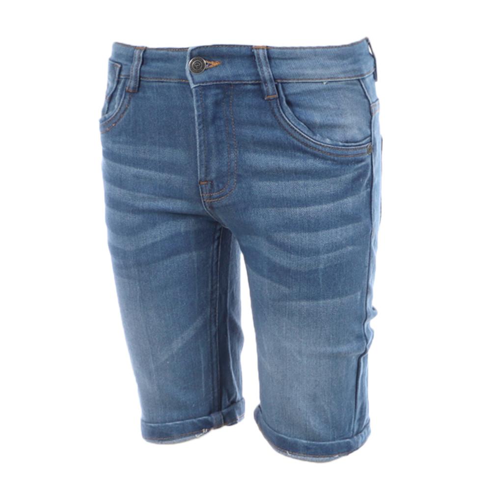 Short en Jean Bleu Garçon Redskins 45648 pas cher