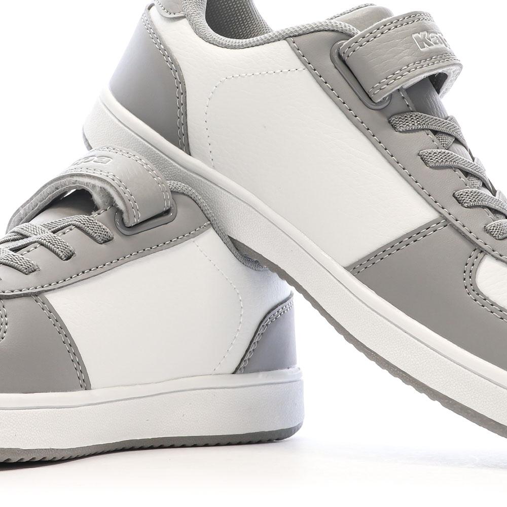 Baskets Blanches/Grises Garçon Kappa Malone vue 7